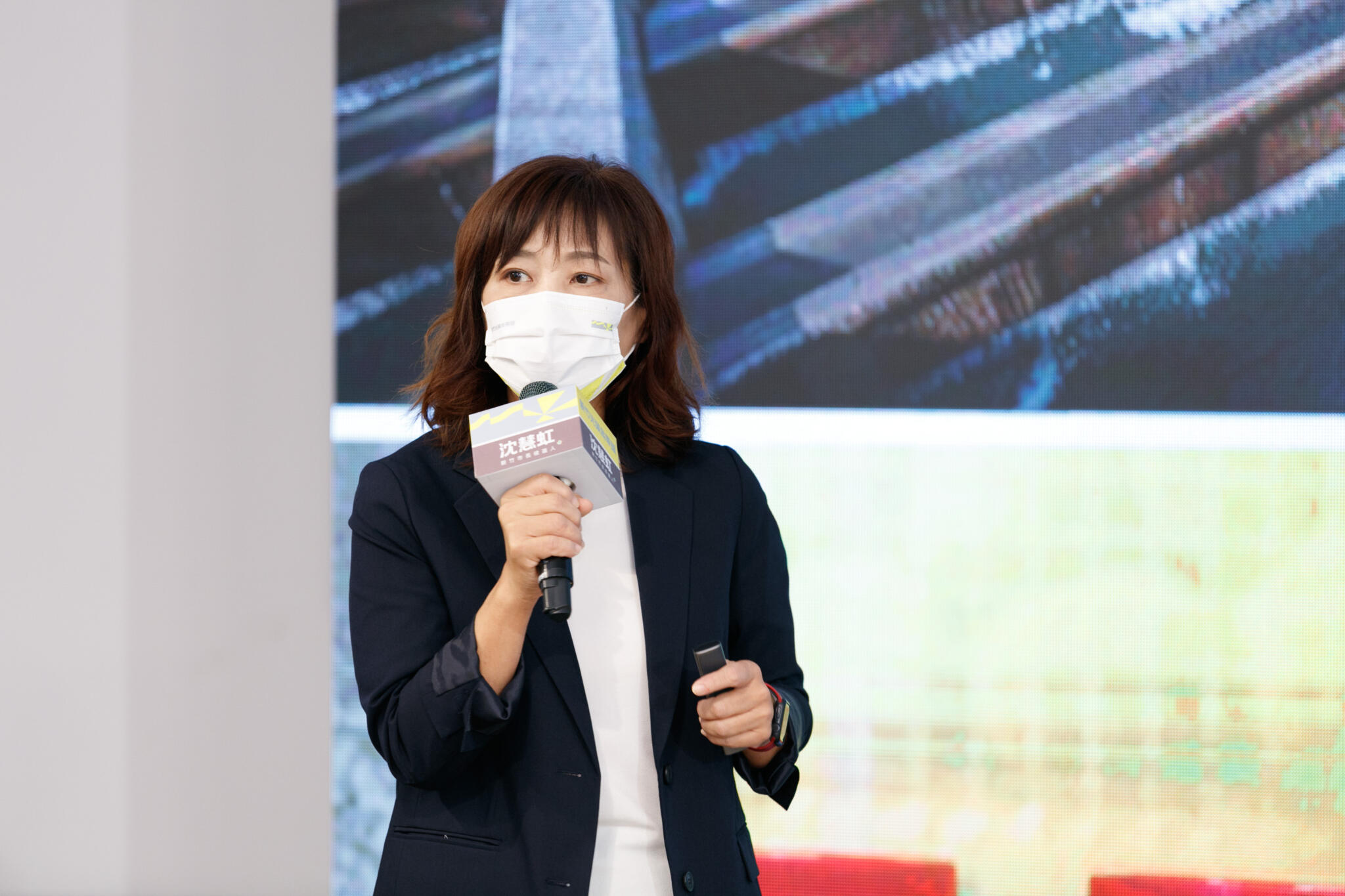 營造友善環境 沈慧虹:未來竹市新建場館續設免治馬桶 24 民進黨新竹市長候選人沈慧虹