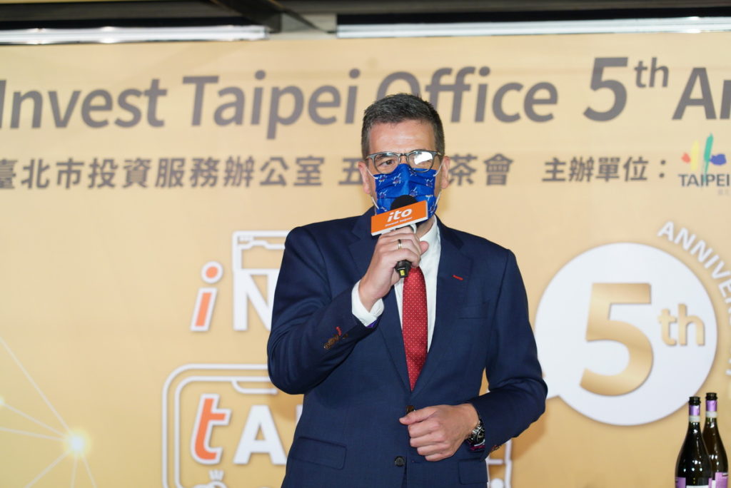 德國經濟辦事處Axel Limberg處長出席 ito 5週年茶會致詞