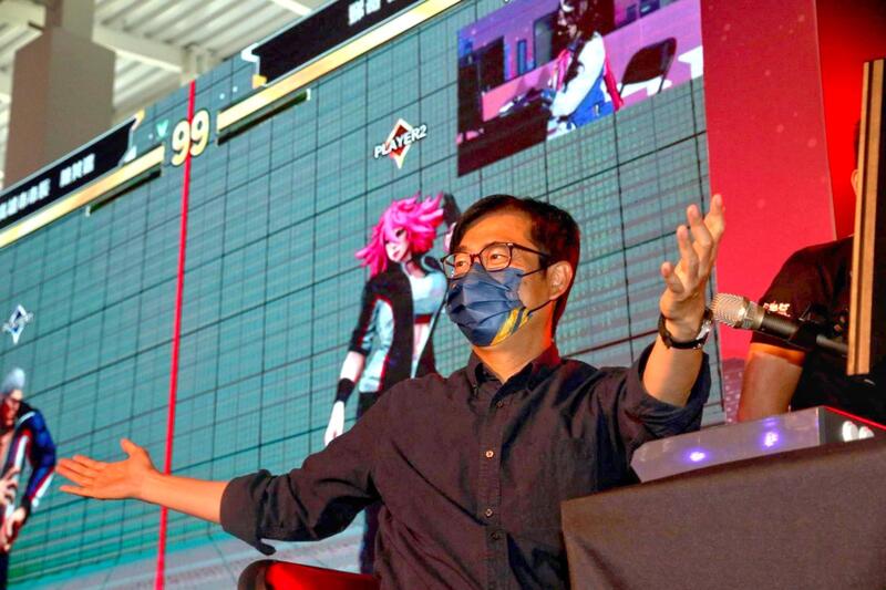 漾新聞|陳其邁挑戰快打旋風影片 希望推高雄電競產業形成旋風