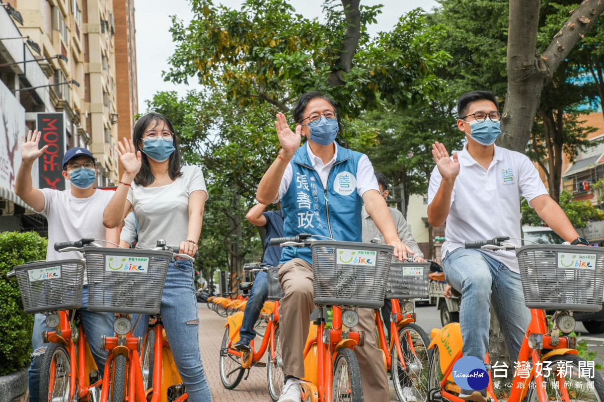 張善政公布「幸福里程30K」交通政見 桃市民搭乘市區公車「每天20公里免費」