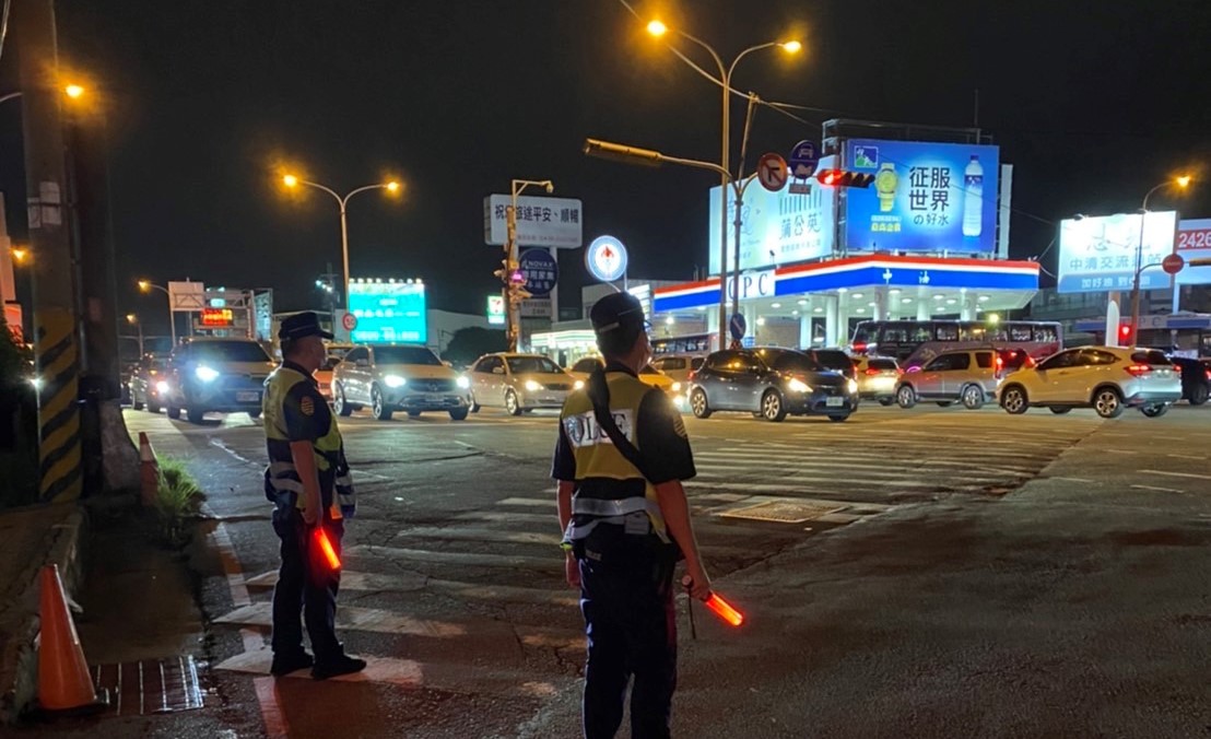 ▲中警局備戰中秋連假,針對重點路段規劃交通疏導勤務 (圖/台中市警察局 提供)
