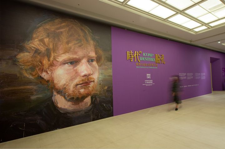奇美博物館展出《時代的臉孔》展廳入口處主視覺。 圖:奇美博物館/提供