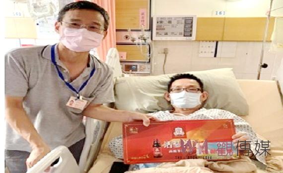 南投縣榮服處秋節前夕關懷慰問住院榮民及拜訪周大觀文教基金會