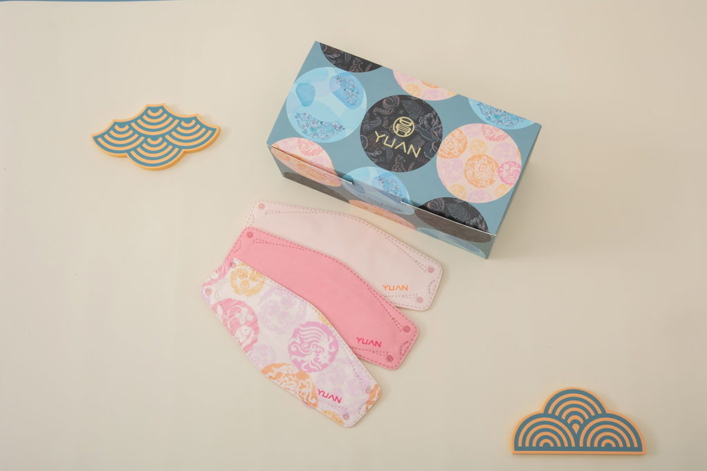 獨家限量YUAN圓滿滿立體印花口罩30組 花團錦簇 特價850