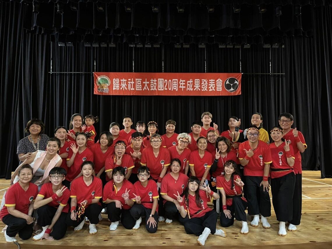 屏東市歸來社區太鼓團今9/11下午公演成功/波新聞