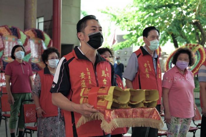 嘉義市萬台宮中秋祭祠土地公 感恩先人保衛台灣
