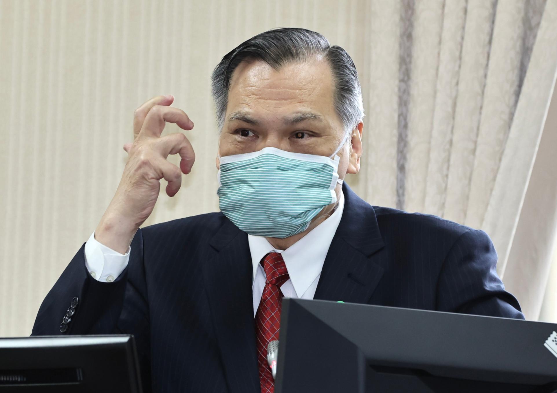 國安局長陳明通。資料照片