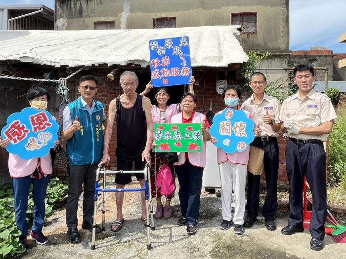 苗栗縣榮服處榮欣志工 關懷獨居榮民眷居家煥然一新