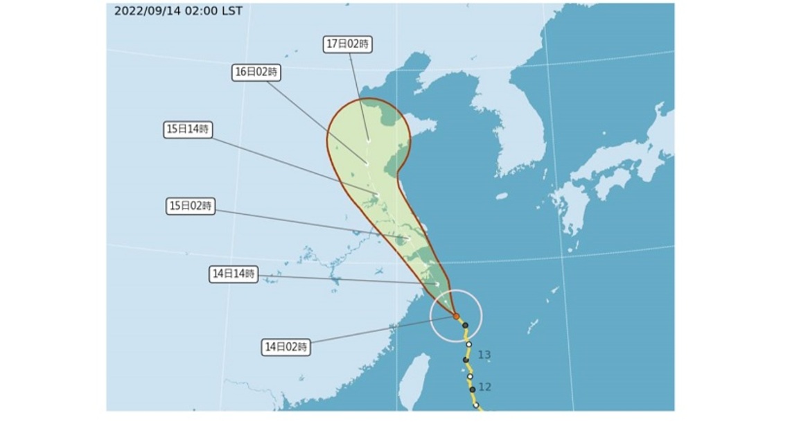 颱風梅花或將波及12省 浙江多地宣布停課