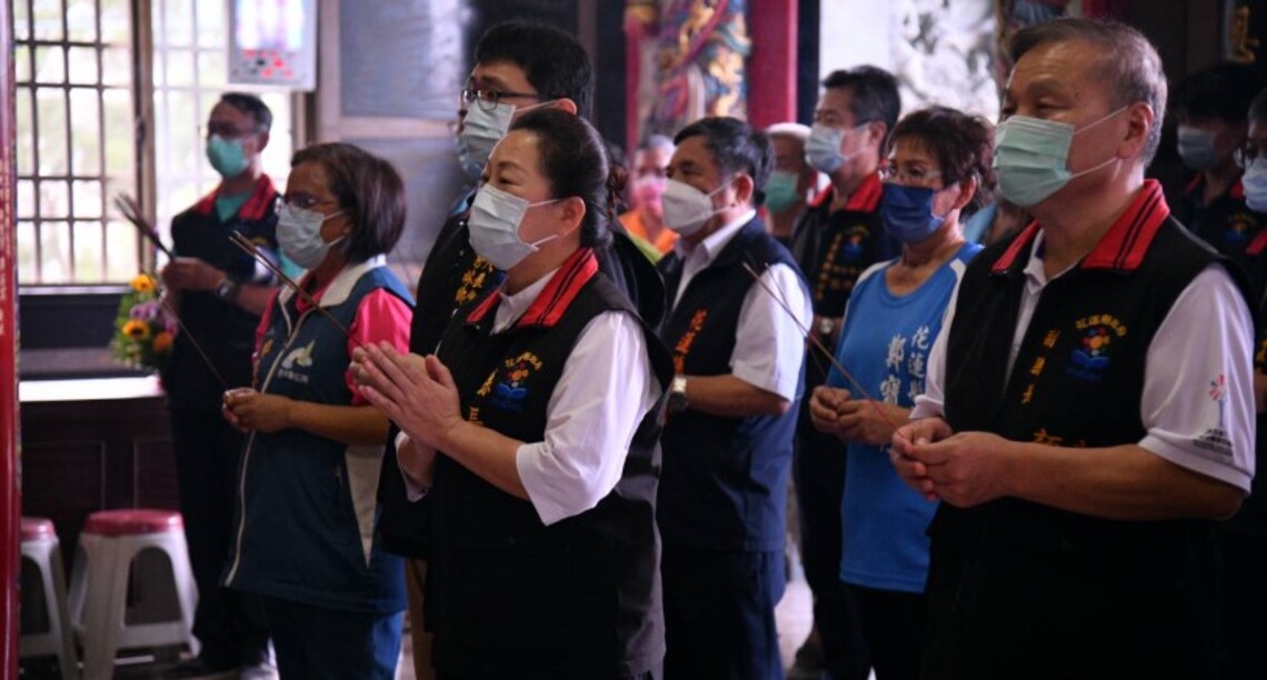 花蓮縣府寺廟參拜   祈求合境平安  護佑蒼生