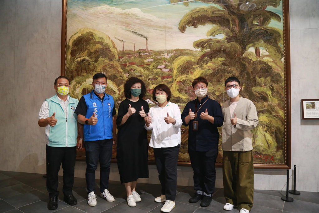 展望諸羅城複製畫合照