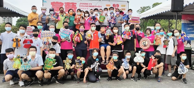 漾新聞|傳統布袋戲大PK宣導國防反毒 教育局結合四國中社團明中文化中心大串演