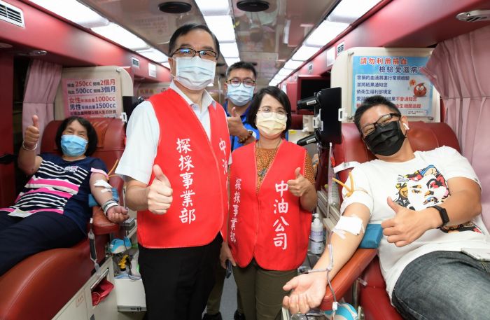 中油公司探採事業部熱情展開本年度第3季公益捐血活動