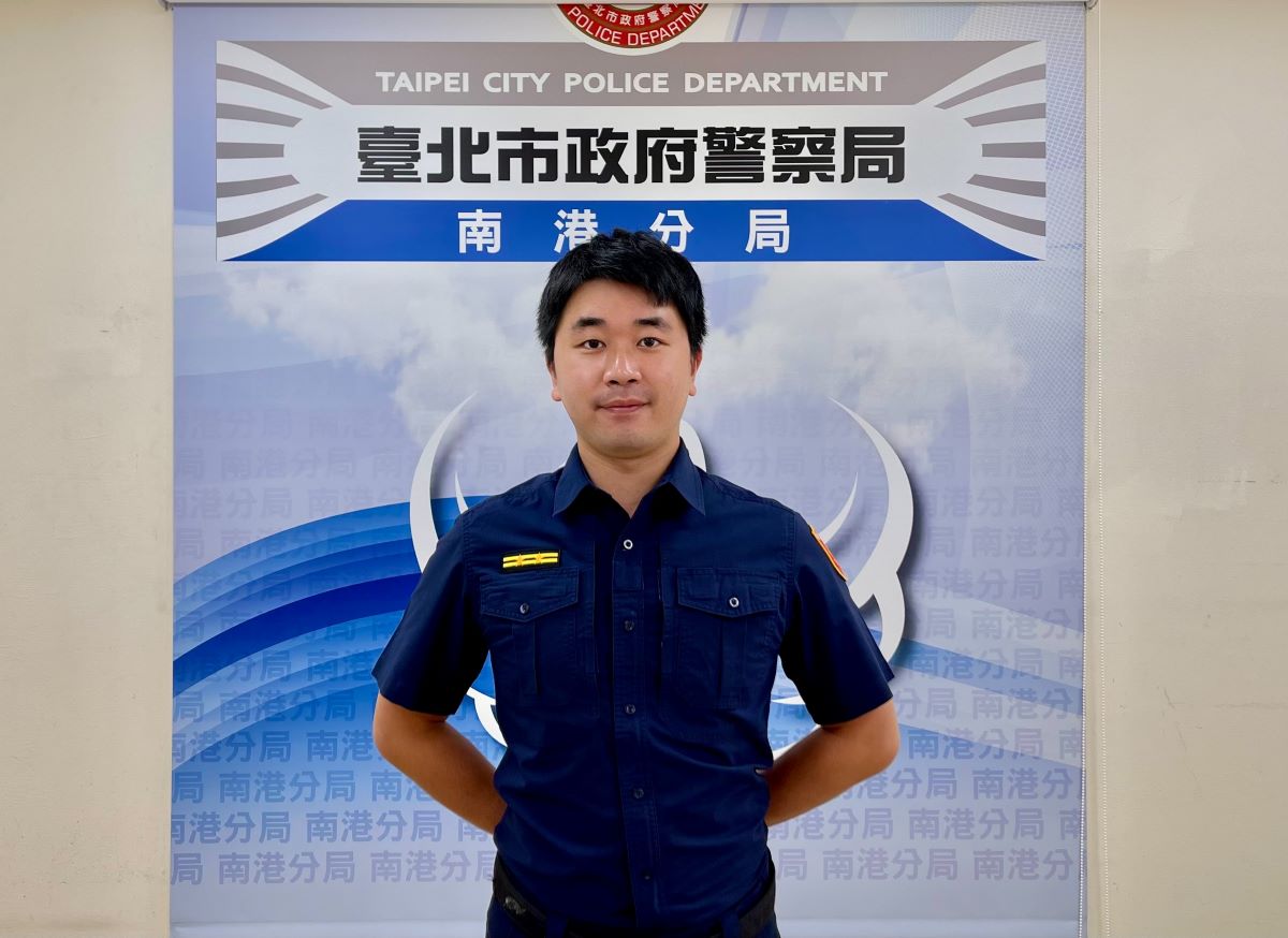 圖：南港派出所所長林承緯