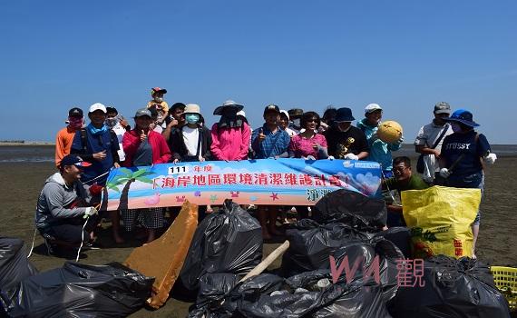 影/外傘頂洲淨灘 海廢資源再利用
