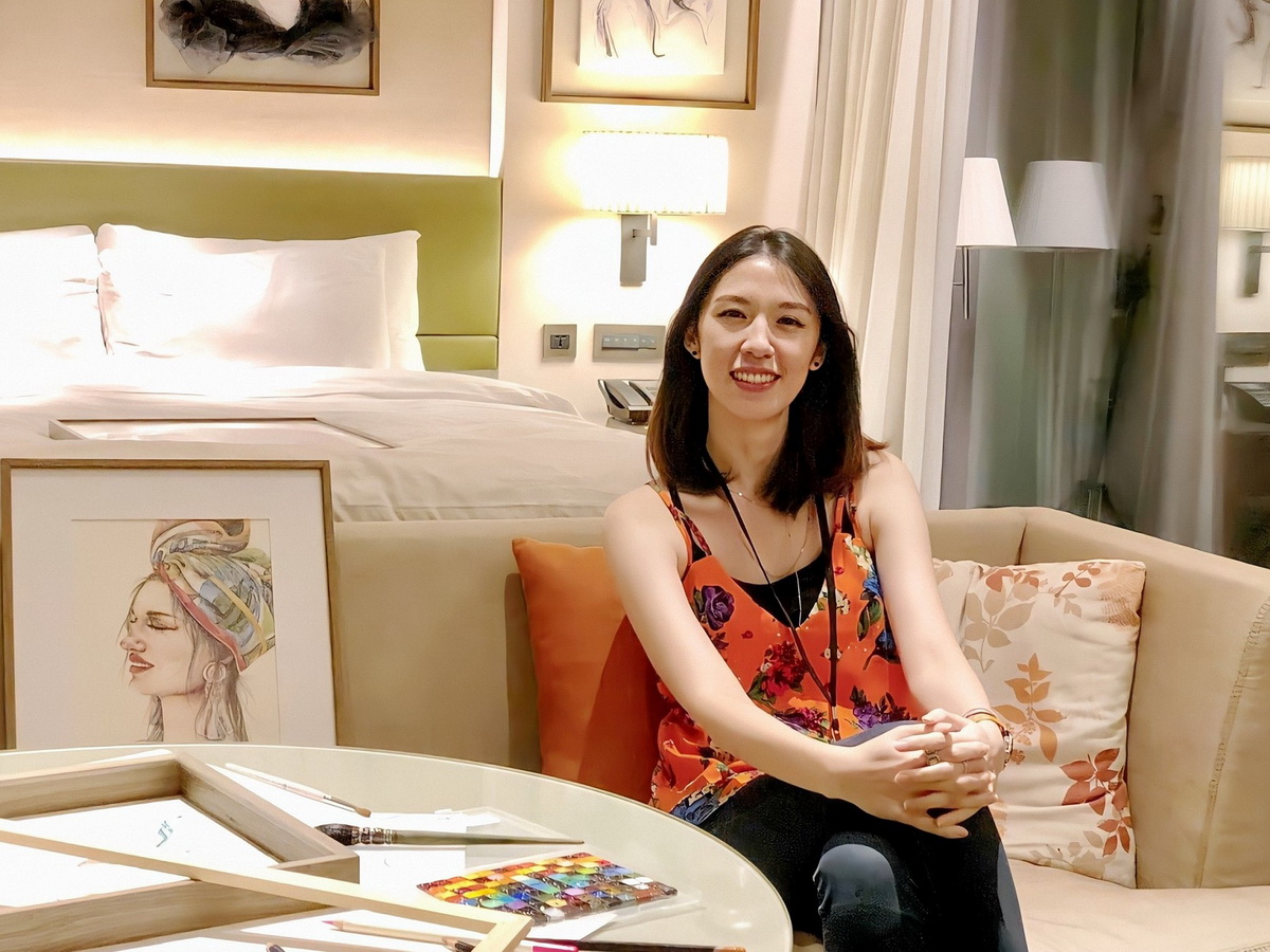 台北趣淘漫旅發稿照：時尚插畫藝術家 Edie謝承憶