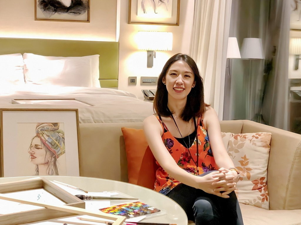 台北趣淘漫旅發稿照：時尚插畫藝術家 Edie謝承憶