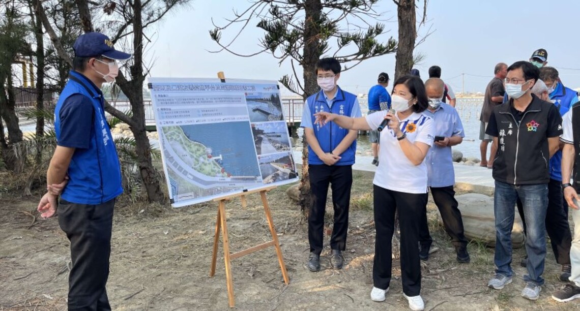 張麗善現勘臺西及口湖友善釣魚平台及周邊環境改善工程
