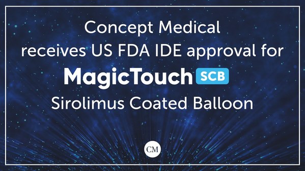 World's first IDE approved Sirolimus Coated Balloon in Coronary - MagicTouch SCB World's first IDE approved Sirolimus Coated Balloon in Coronary - MagicTouch SCB