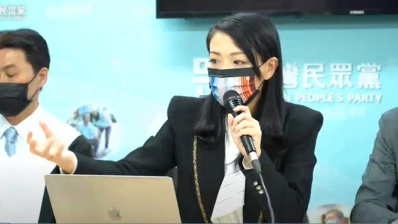 高虹安上午召開記者會,強調她的博士論文沒有剽竊、抄襲。翻攝畫面