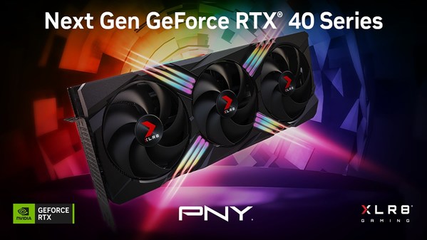 PNY 推出新一世代的NVIDIA GeForce RTX 40 系列顯示卡