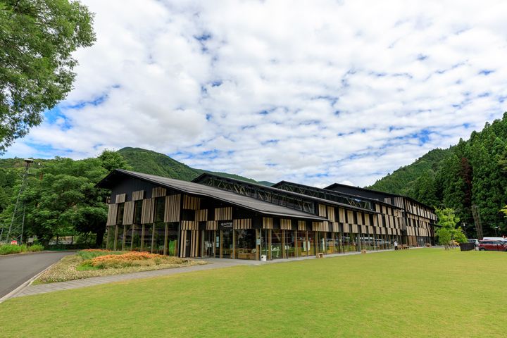 雲之上圖書館融入於周邊森林。 圖:高知縣國際觀光課/提供