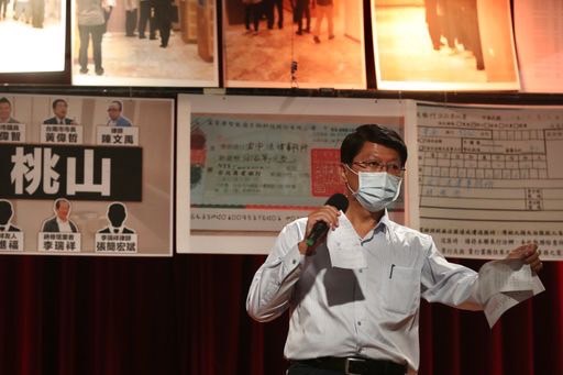 圖片說明:謝龍介議員在議會質詢的內容,被質疑以偏蓋全、指東打西,操弄選舉的動作,背後的目的並不單純。(圖/翻攝自謝龍介臉書)