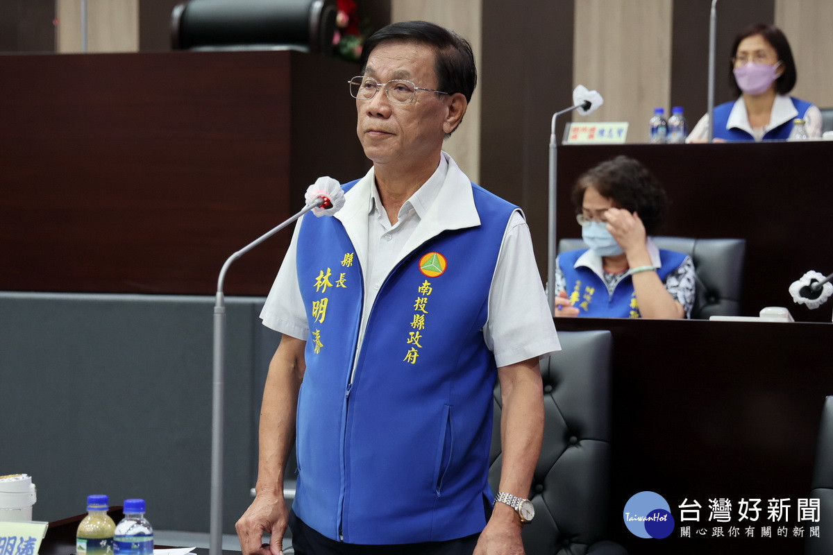 林明溱希望中央先補足警力。（縣府提供）