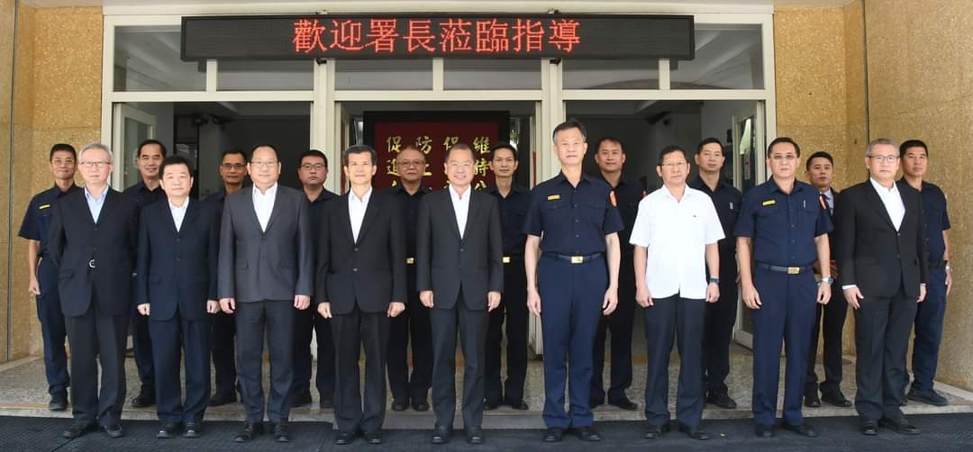 ▲內政部警政署長黃明昭蒞臨苗栗警局舉行座談，激勵同仁工作士氣 (圖/苗栗縣警察局 提供)