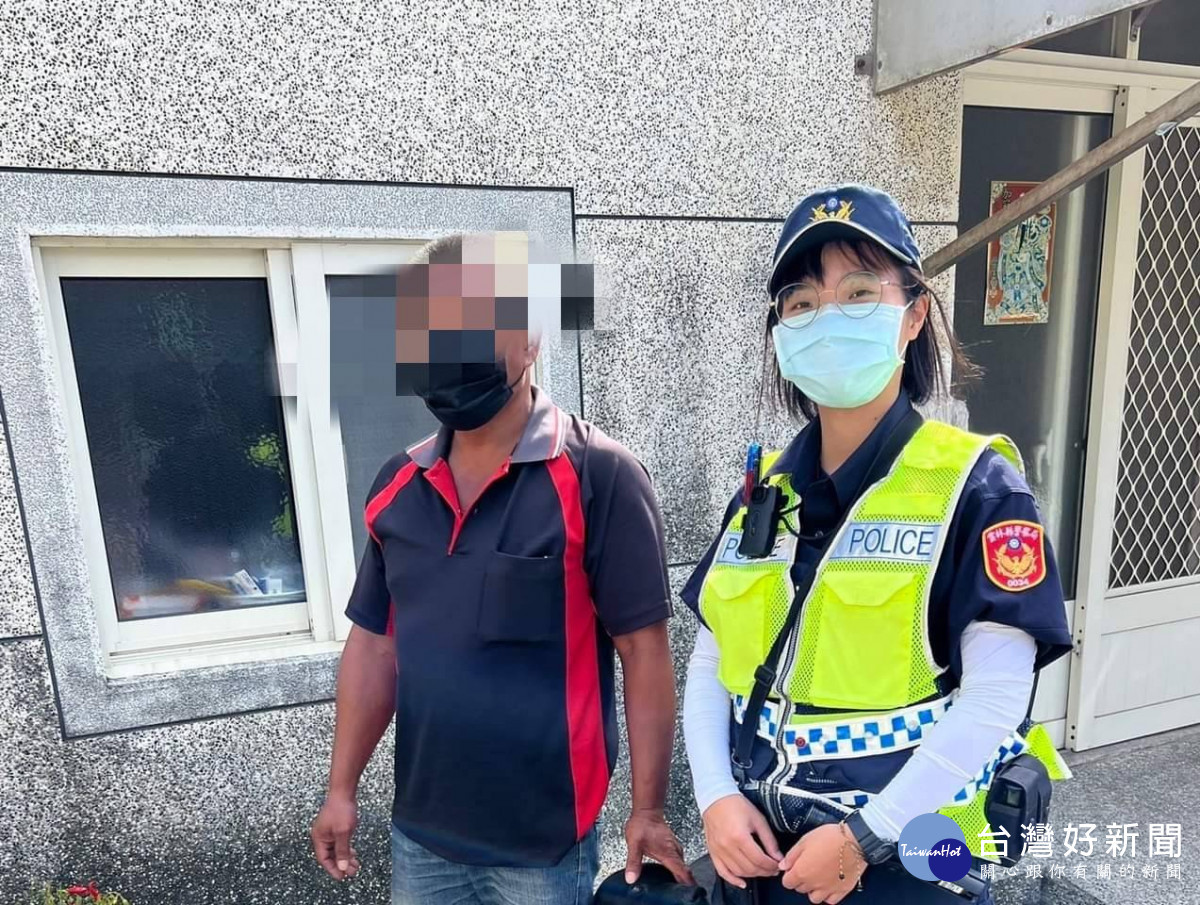 雲林縣臺西警分局臺西所警員陳思婷得知轄內有弱勢民眾急需協助，立即向慈善機構申請馬上關懷／警方提供