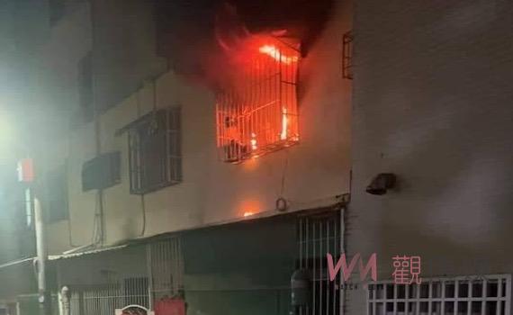 冷氣機起火釀災 台南永康民宅火災幸無傷亡
