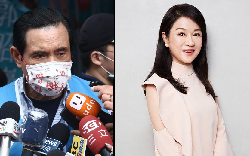 前總統馬英九（左）、資深媒體人周玉蔻（右）（圖／翻攝網路）