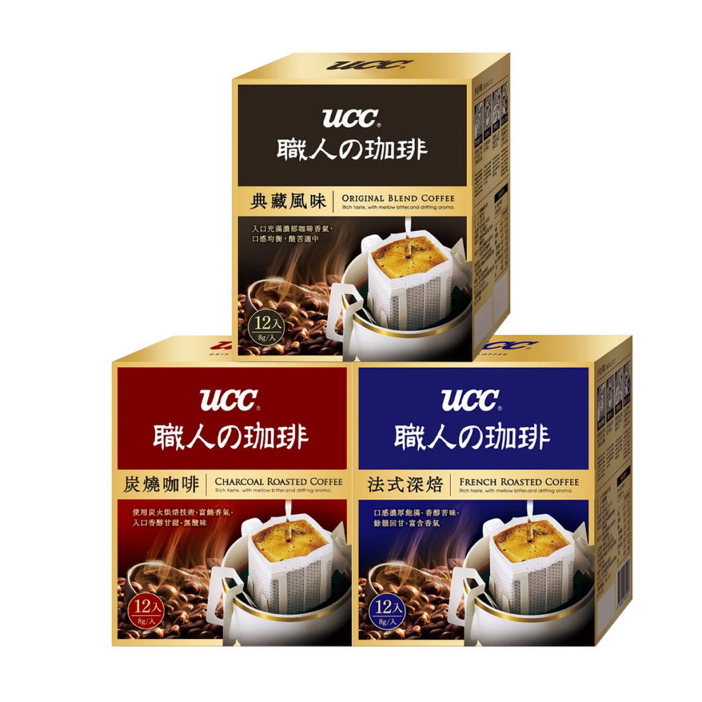 【UCC】職人綜合風味濾掛咖啡6盒組,活動價549元。