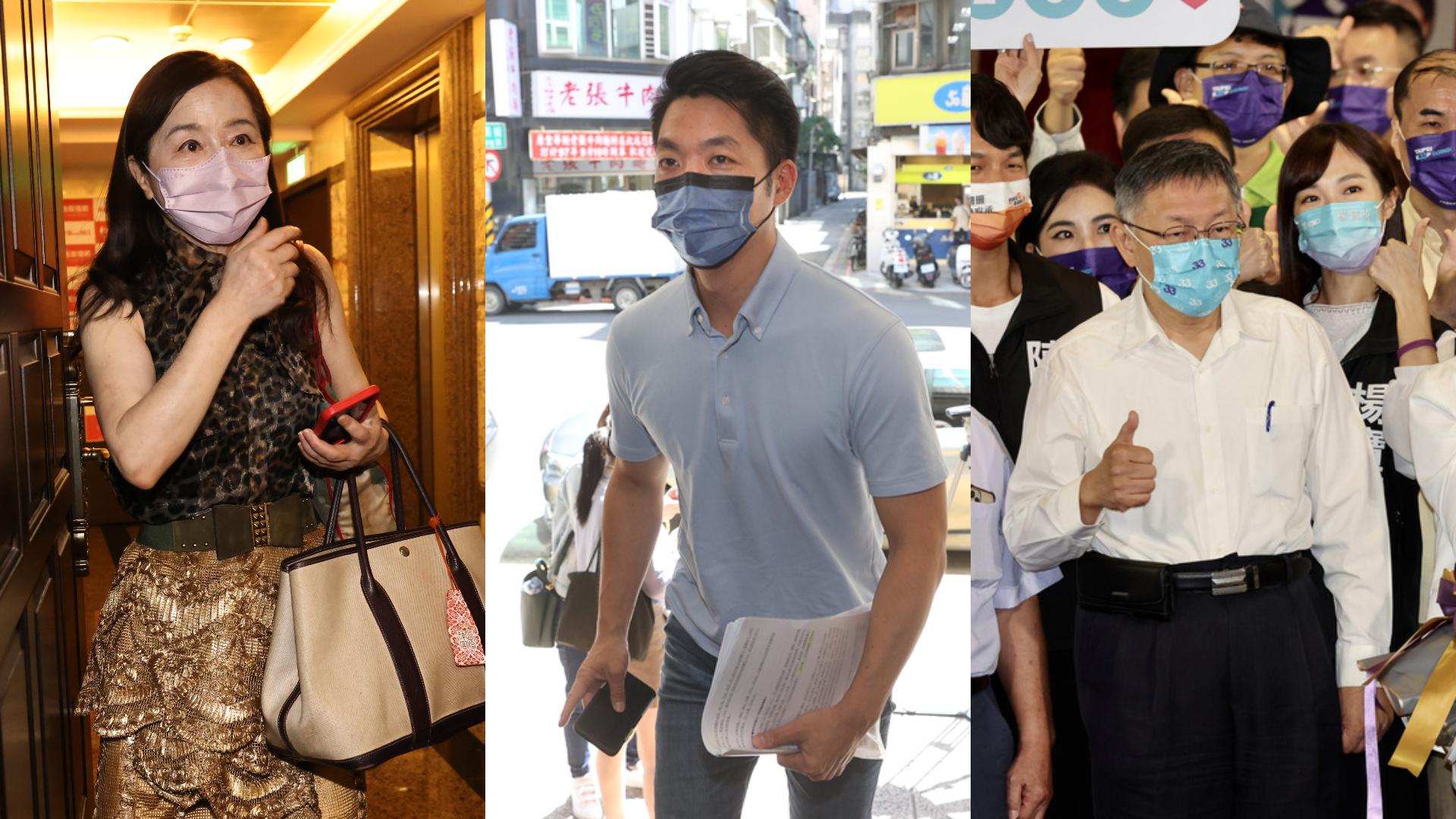明(28日)上午10時周玉蔻將赴台北地檢署按鈴控告柯文哲、蔣萬安誹謗。周玉蔻。合成照片/林啟弘攝、中央社