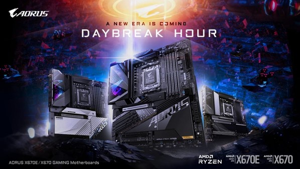 技嘉發布AMD X670系列主機板 首波陣容涵蓋高階電競與主流機種