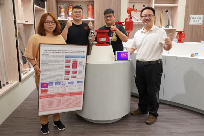 古蹟智慧防災 大葉大學消防學程烏克蘭發明展奪金