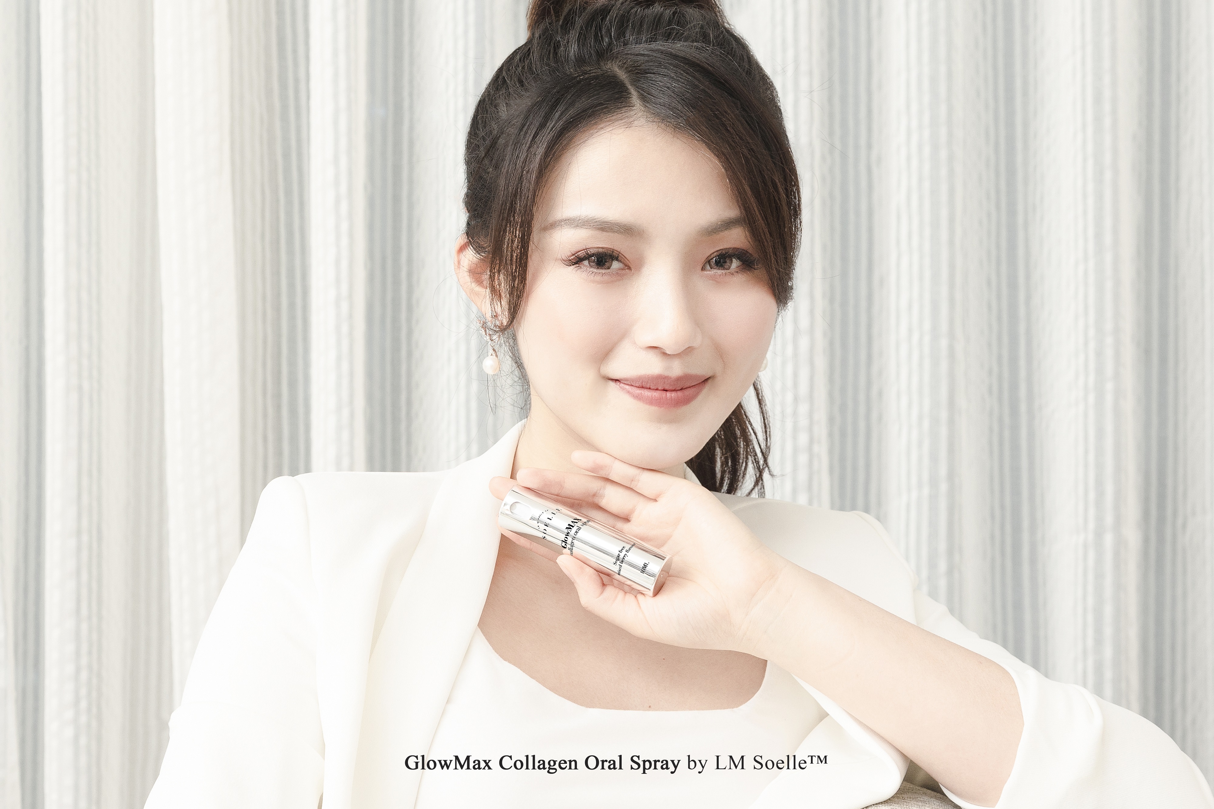 LM Soelle 悅之綺委任微辣Sulin代言GlowMAX膠原蛋白口腔噴霧劑 專利生物活性膠原蛋白肽 保濕緊緻抗衰老3大神級功效