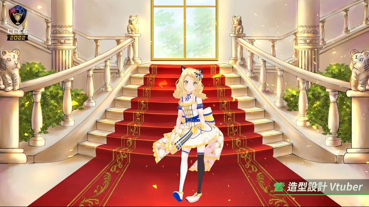 「造型設計_VTuber」搭上元宇宙的創作浪潮,讓選手們為YahooTV的虛擬偶像「貝塔虎妮」設計服裝和場景。