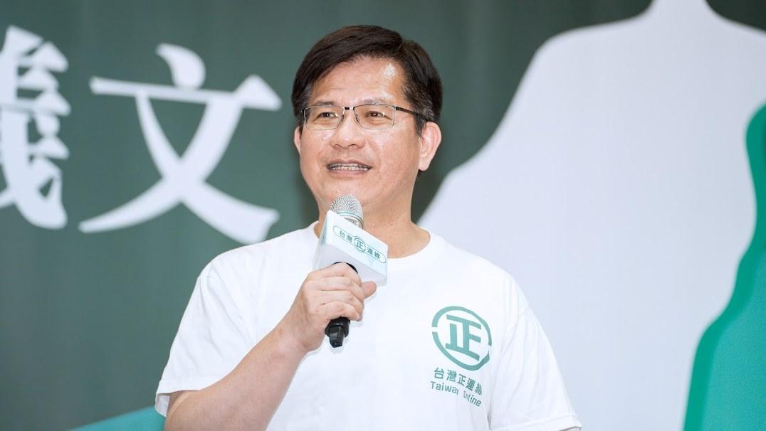 林佳龍28日出席「正常國家決議文」15週年紀念茶會,批評對手侯友宜陣營硬拗、不認錯。林佳龍競辦提供