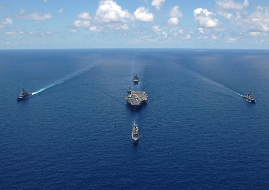 【虎觀點】中、俄六艘戰艦出現在阿拉斯加外海，其中有055大驅