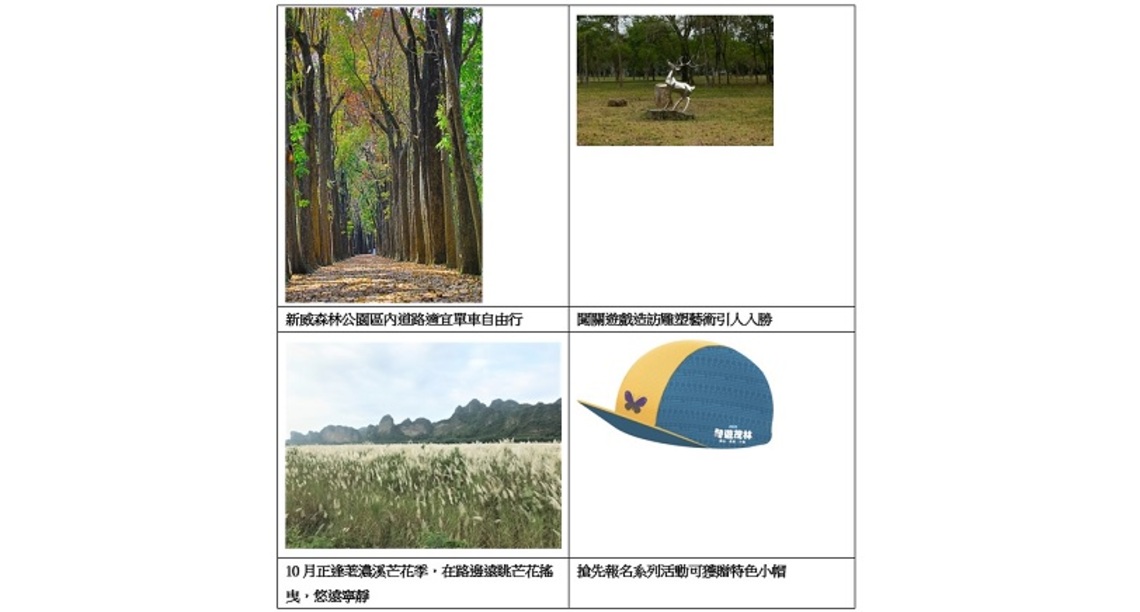 秋遊新威電輔自行車租賃、問答闖關贈限量小禮