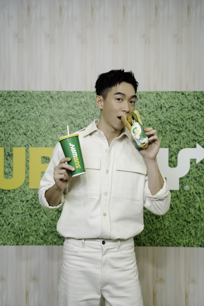 SUBWAY 本次一日店長活動特別邀請新生代演員王可元,分享平常最愛的SUBWAY餐點