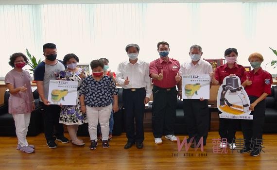 北港鎮民洪省女士造福鄉里 捐贈到院前救命儀器提升存活率