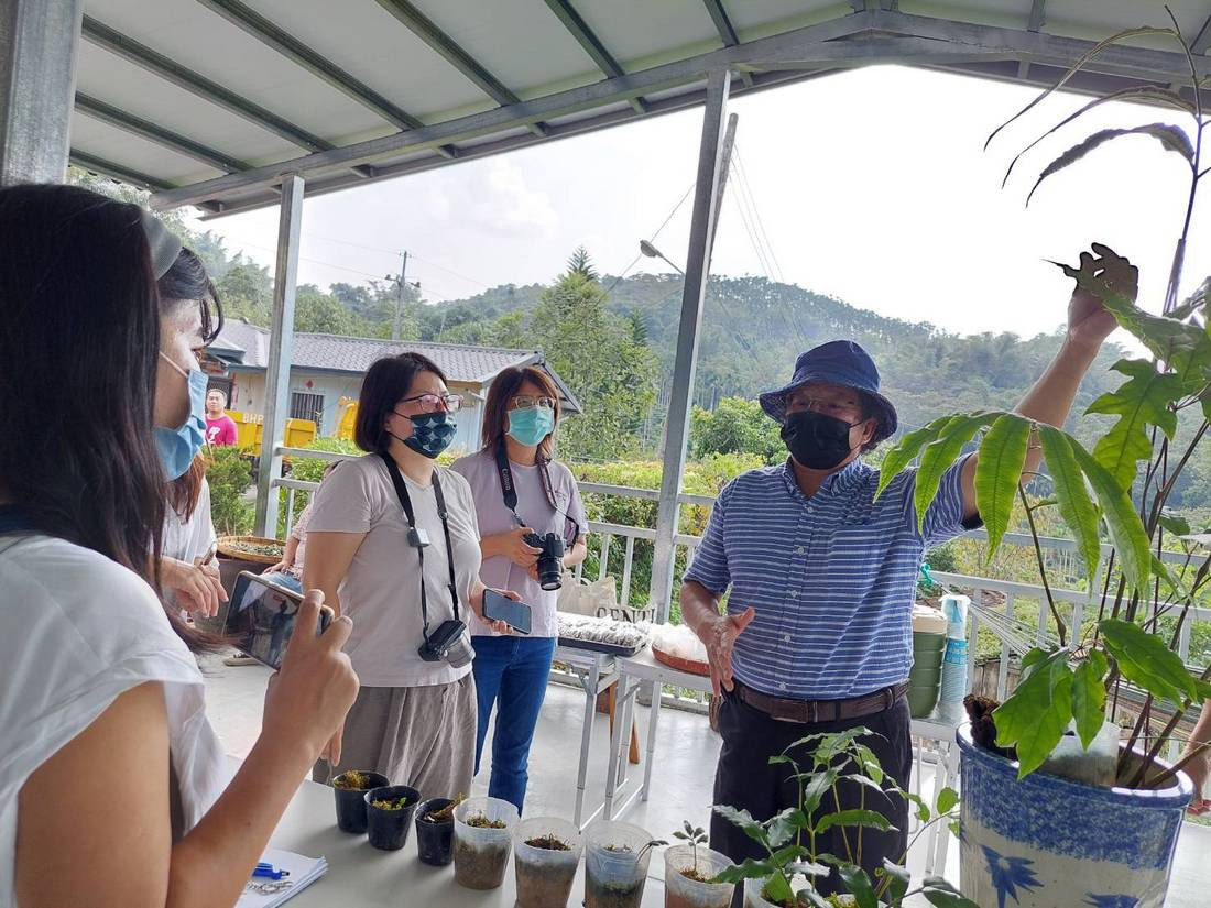水沙連社大生態講師沈揮勝分享復育過程(圖片/南投林管處提供)