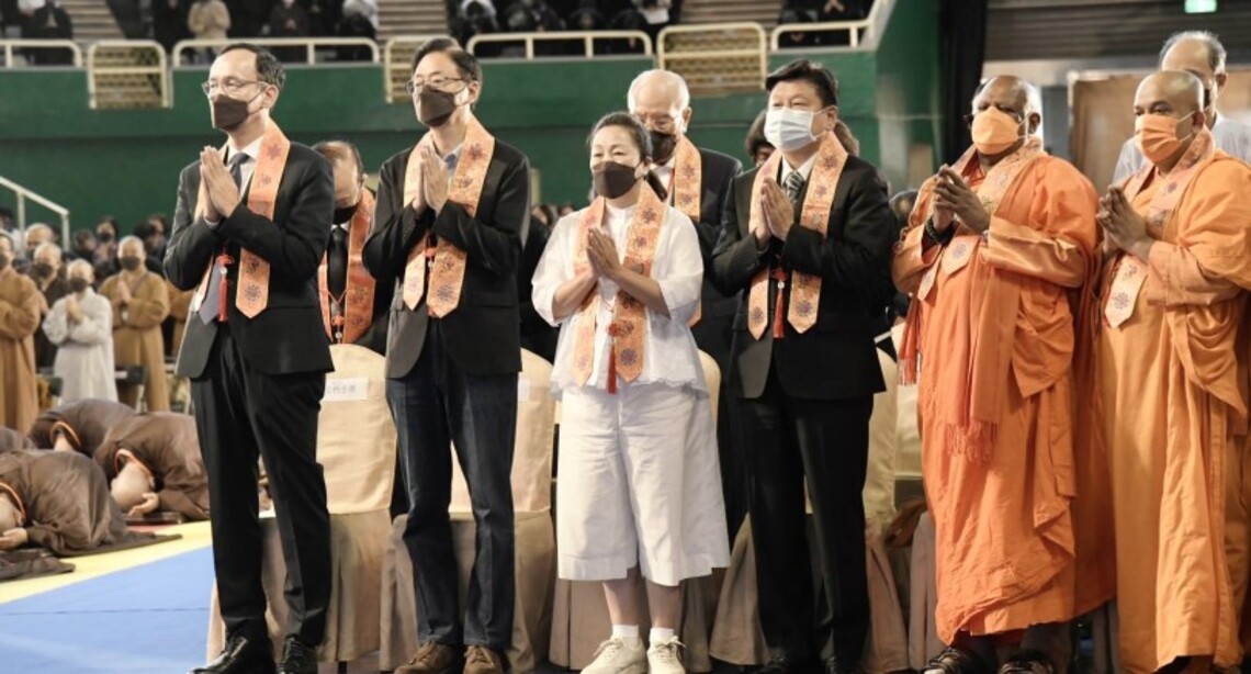 淨空老和尚圓寂傳供讚頌大典    徐榛蔚出席致意