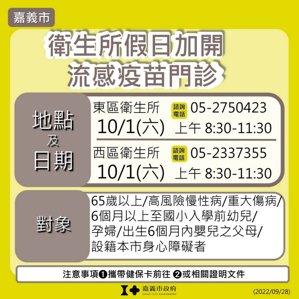1001衛生所開診
