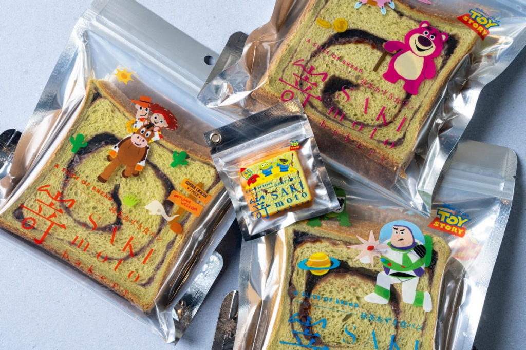 玩具總動員造型悠遊卡與抹茶紅豆生吐司