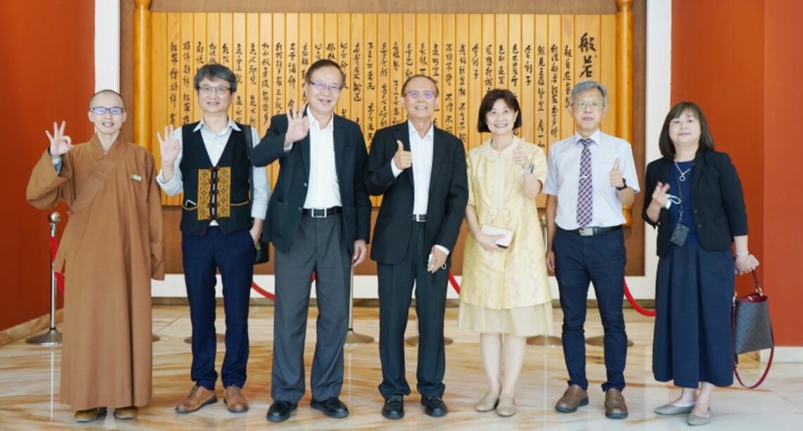 靜宜大學林思伶校長參訪TTQS標竿南華大學 天主與佛祖之誼 兩校交流終身學習之推廣