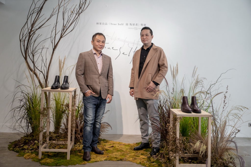 林果良品創辦人曾信儒(左)與高玉昌(右)