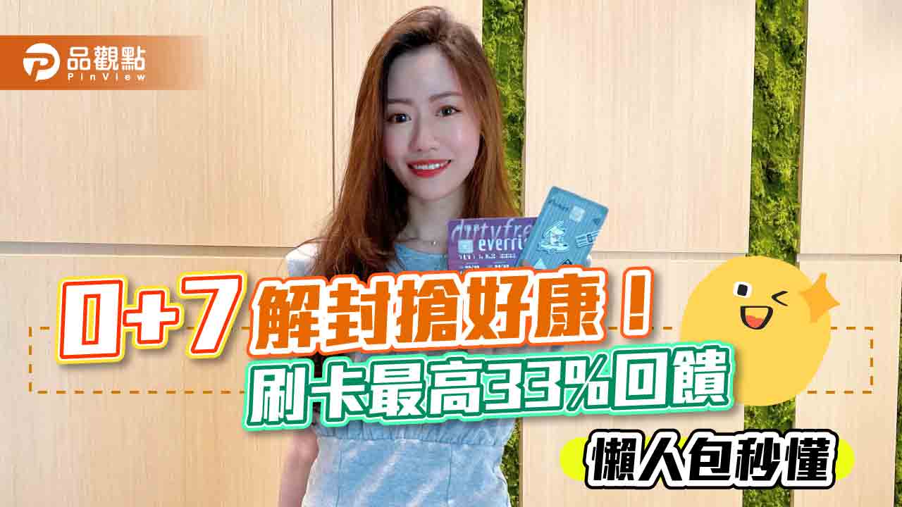 0+7解封搶好康!銀行推刷卡優惠 最高33%回饋|財經
